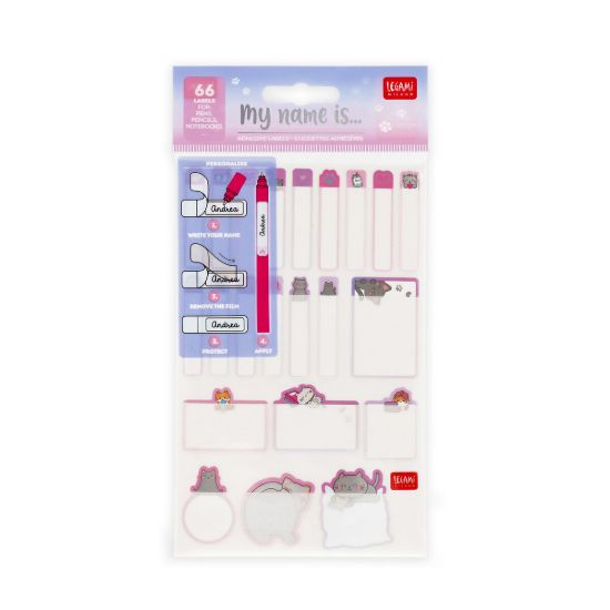 Εικόνα της Adhesive Labels with Protective Film - My Name Is... - Kitty