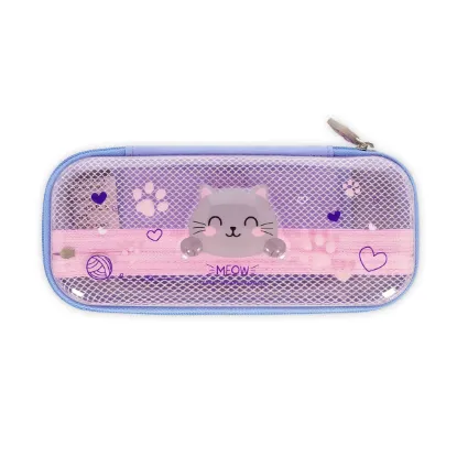 Εικόνα της Kitty Rigid Transparent Pencil Case - WonderWow