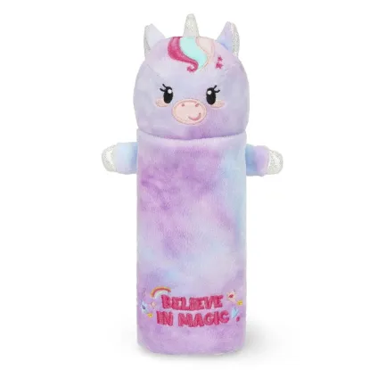 Εικόνα της Unicorn "Believe in Magic" Soft Plush Pencil Case - Super Soft!