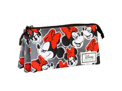 Εικόνα της Disney Minnie Mouse Lashes Pencil Case Triple