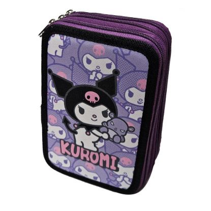 Εικόνα της Τριπλή κασετίνα γεμάτη Kuromi