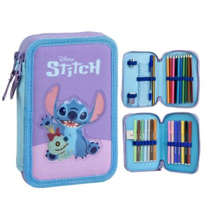 Εικόνα της Κασετίνα σχολική Cerda Disney Stitch, 2 θέσεων