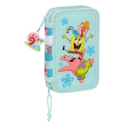 Εικόνα της Κασετίνα Spongebob Stay positive Μπλε Λευκό