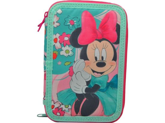 Εικόνα της Minnie Mouse 3-compartment Filled Pencil Case
