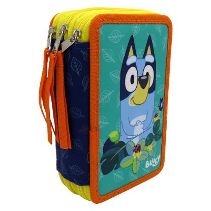 Εικόνα της Bluey Leaves Triple Pencil Case