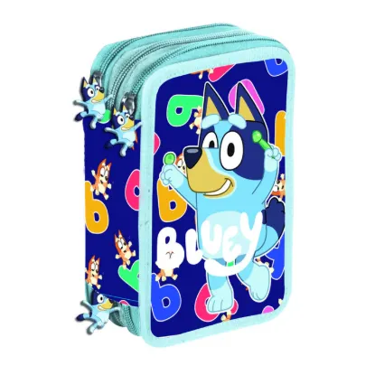 Εικόνα της Bluey Miniplay triple pencil case