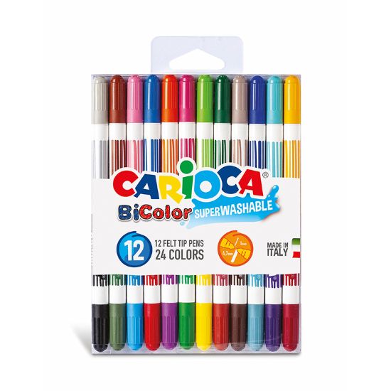 Εικόνα της ΜΑΡΚΑΔΟΡΟΙ CARIOCA BI-COLOR/12 SUPERWASHABLE