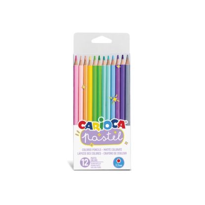 Εικόνα της ΞΥΛΟΜΠΟΓΙΕΣ CARIOCA PASTEL 12τεμ