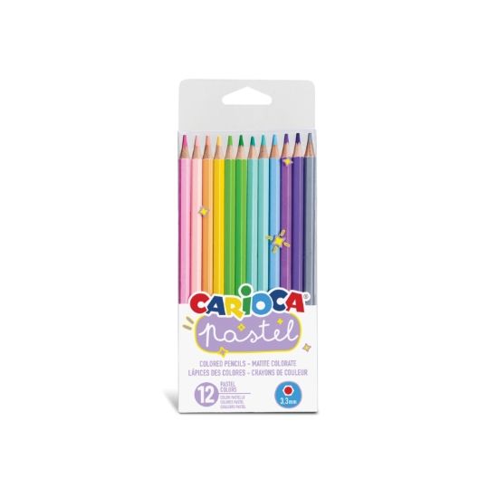 Εικόνα της ΞΥΛΟΜΠΟΓΙΕΣ CARIOCA PASTEL 12τεμ