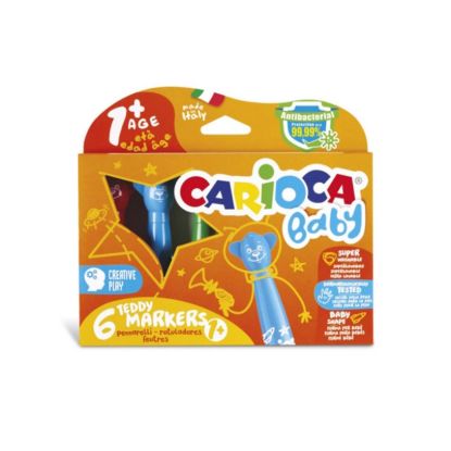 Εικόνα της ΜΑΡΚΑΔΟΡΟΙ CARIOCA TEDDY BABY 1+ 6τεμ